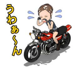 Nostalgic bike life sticker #5919763