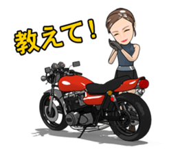 Nostalgic bike life sticker #5919766