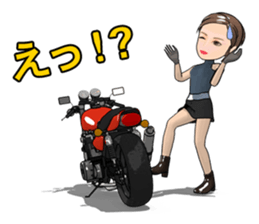 Nostalgic bike life sticker #5919768