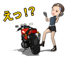 Nostalgic bike life sticker #5919768