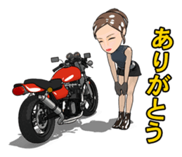 Nostalgic bike life sticker #5919769