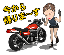 Nostalgic bike life sticker #5919770