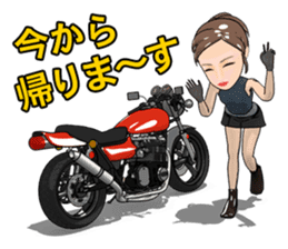 Nostalgic bike life sticker #5919770