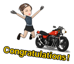 Nostalgic bike life sticker #5919774