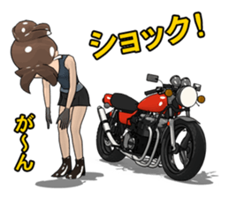 Nostalgic bike life sticker #5919775