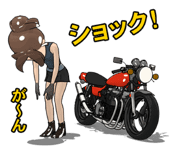 Nostalgic bike life sticker #5919775