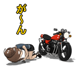 Nostalgic bike life sticker #5919776