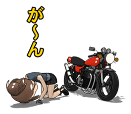 Nostalgic bike life sticker #5919776