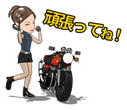 Nostalgic bike life sticker #5919778