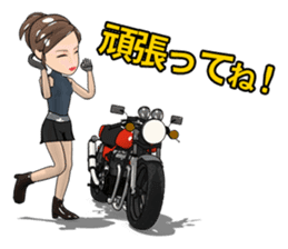 Nostalgic bike life sticker #5919778