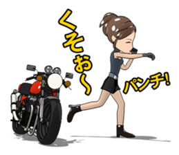 Nostalgic bike life sticker #5919779