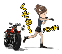 Nostalgic bike life sticker #5919779