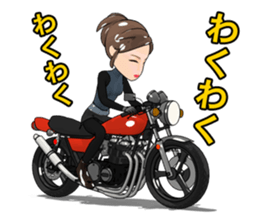 Nostalgic bike life sticker #5919780