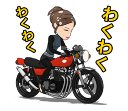 Nostalgic bike life sticker #5919780