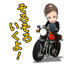 Nostalgic bike life sticker #5919781