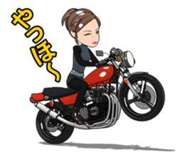 Nostalgic bike life sticker #5919782