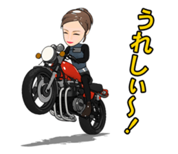 Nostalgic bike life sticker #5919783