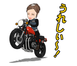 Nostalgic bike life sticker #5919783