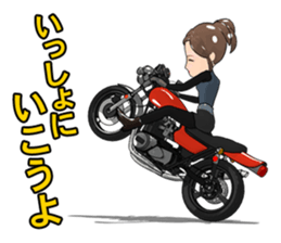 Nostalgic bike life sticker #5919785