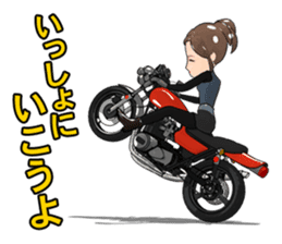 Nostalgic bike life sticker #5919785