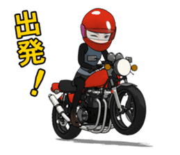 Nostalgic bike life sticker #5919787