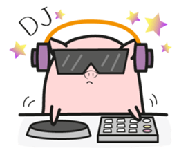 DararinBoo -lazy pig - English version sticker #5920174