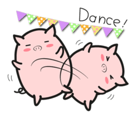 DararinBoo -lazy pig - English version sticker #5920195
