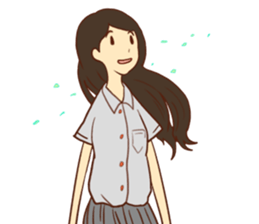 Metamorphose girl sticker #5920400