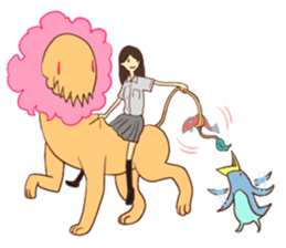 Metamorphose girl sticker #5920407