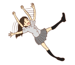 Metamorphose girl sticker #5920424