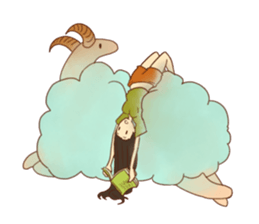 Metamorphose girl sticker #5920427