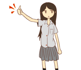 Metamorphose girl sticker #5920436