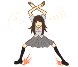 Metamorphose girl sticker #5920437