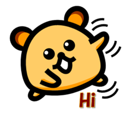 Pure heart hamster 2 (English ver.) sticker #5920840