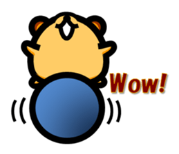 Pure heart hamster 2 (English ver.) sticker #5920845