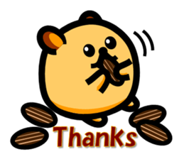 Pure heart hamster 2 (English ver.) sticker #5920848