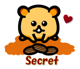 Pure heart hamster 2 (English ver.) sticker #5920850