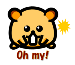Pure heart hamster 2 (English ver.) sticker #5920869