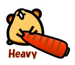 Pure heart hamster 2 (English ver.) sticker #5920871