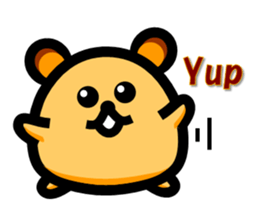 Pure heart hamster 2 (English ver.) sticker #5920874