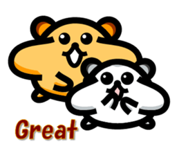 Pure heart hamster 2 (English ver.) sticker #5920879