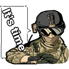 Airsoft gamer's Sticker(English ver.)