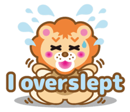 Kawaii lion of conversation stickers 1 sticker #5921521
