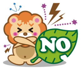 Kawaii lion of conversation stickers 1 sticker #5921527