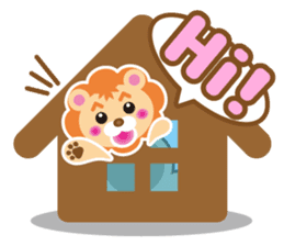 Kawaii lion of conversation stickers 1 sticker #5921535