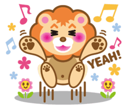 Kawaii lion of conversation stickers 1 sticker #5921538