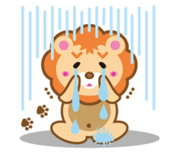 Kawaii lion of conversation stickers 1 sticker #5921539