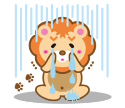 Kawaii lion of conversation stickers 1 sticker #5921539