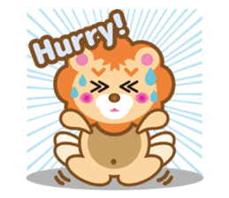 Kawaii lion of conversation stickers 1 sticker #5921542