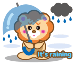 Kawaii lion of conversation stickers 1 sticker #5921544